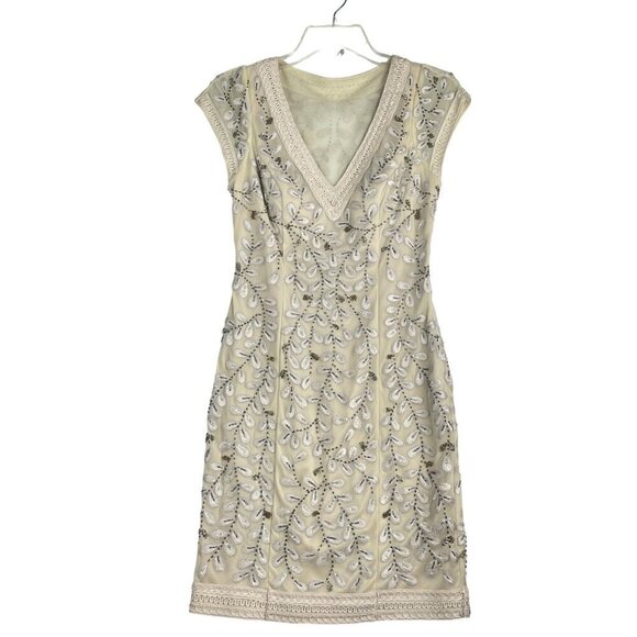 Sue Wong women's dress embroidered  trim size 2  so beautiful - Picture 1 of 16